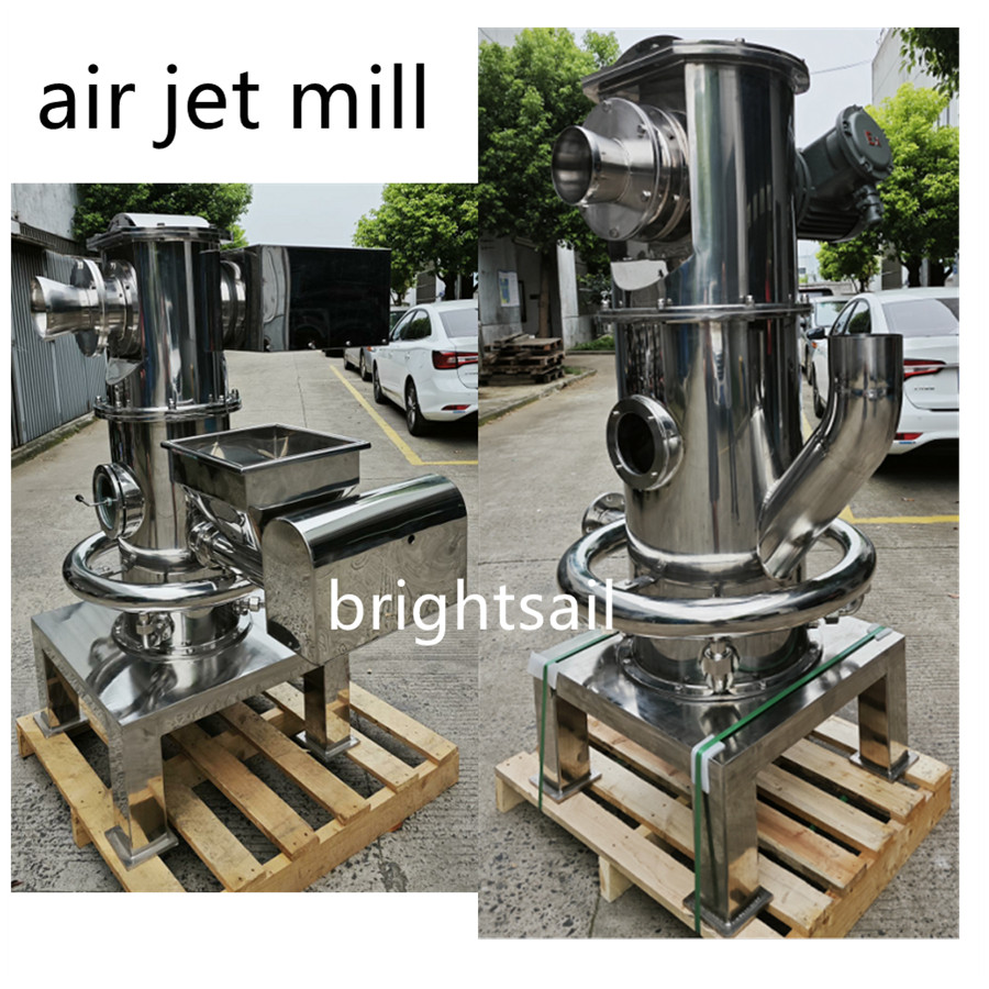 Brightsail Powder Air Jet Mill Price Lab Vertical Horizontal Milling Jet Micronizer Crusher Machine For Sale